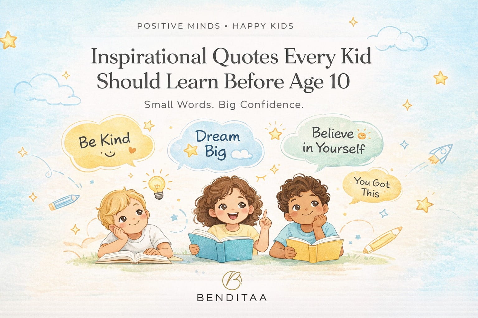 Inspirational Quotes Every Kid Should Learn Before Age 10