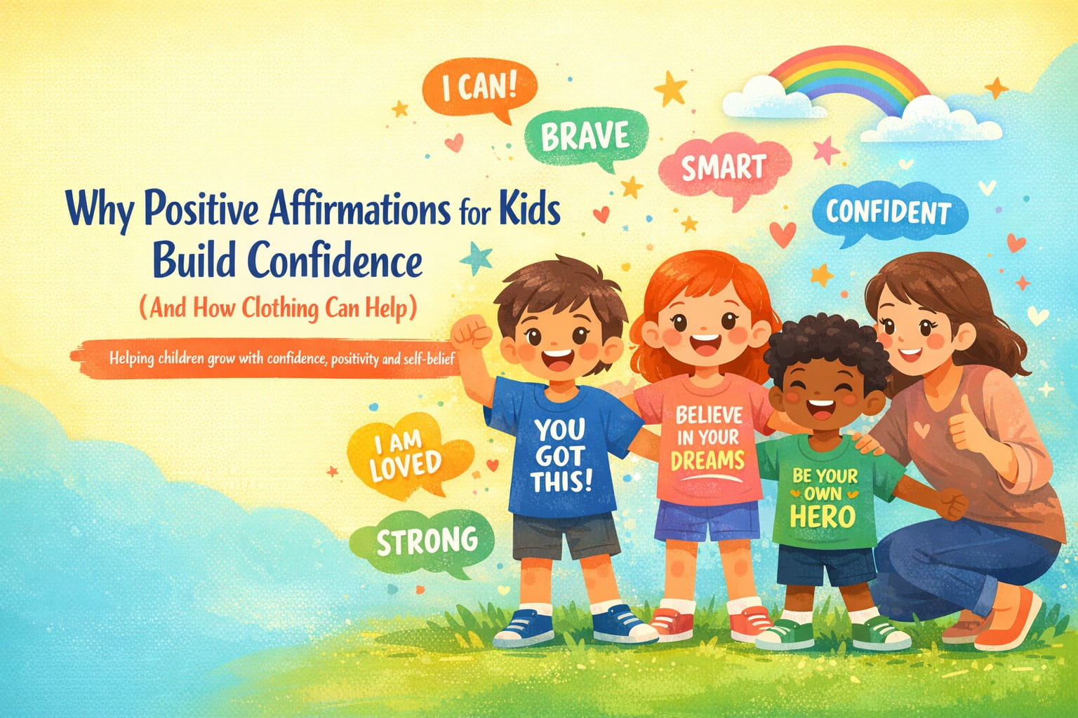 Why Positive Affirmations for Kids Build Confidence