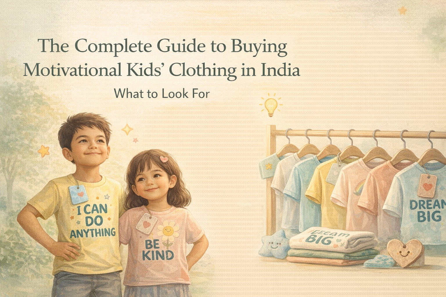 The Complete Guide to Buying Motivational Kids’ Clothing in India: What to Look For